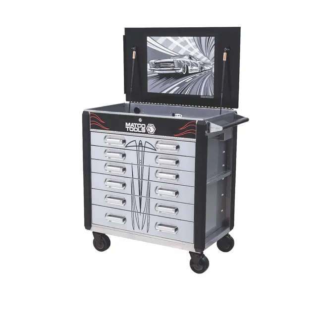 35" x 21" MSC4FD ROLLING TOOL CART MAX GRUNDY LOWRAIN