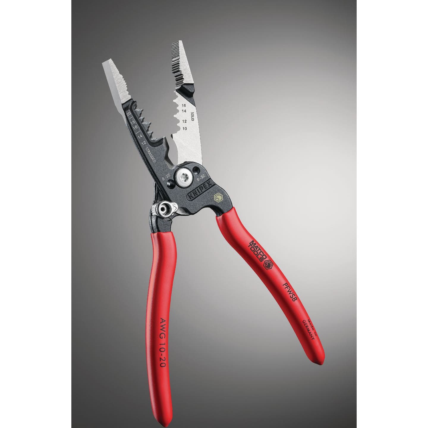 KNIPEX 8" FORGED WIRE STRIPPER