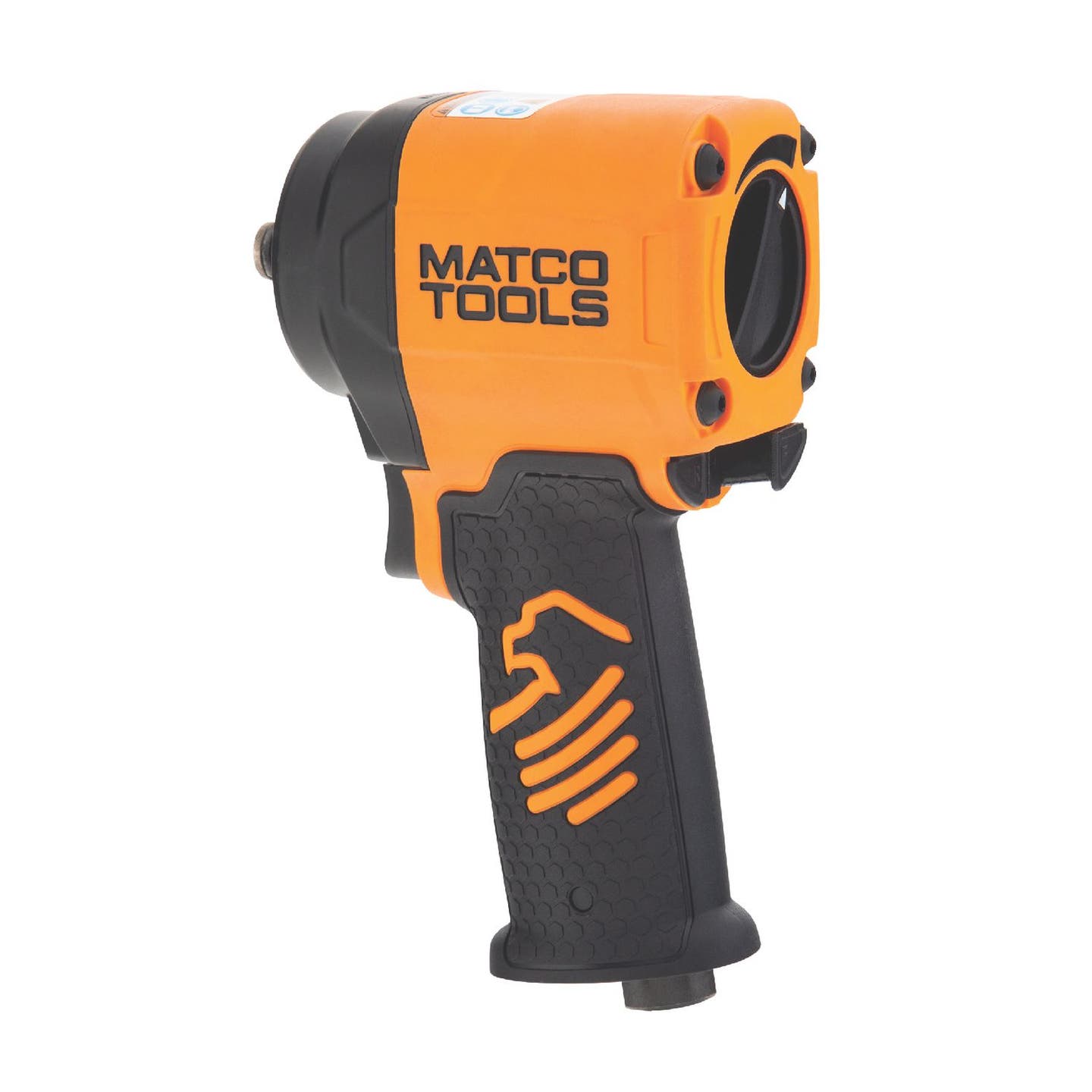 1/2" DRIVE STUBBY PNEUMATIC IMPACT WRENCH - ORANGE