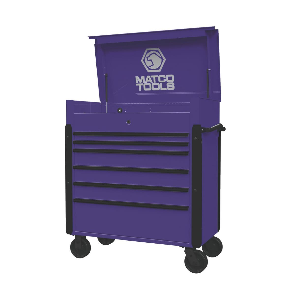 JAMESTOWN SERVICE CART 773 SERIES ELECTRIC PURPLE WITH BLACK TRIM