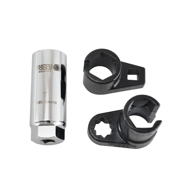3 PIECE OXYGEN SENSOR SOCKET SET