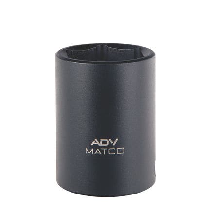 3/8" DRIVE 19MM METRIC 6 POINT MID-LENGTH IMPACT SOCKET
