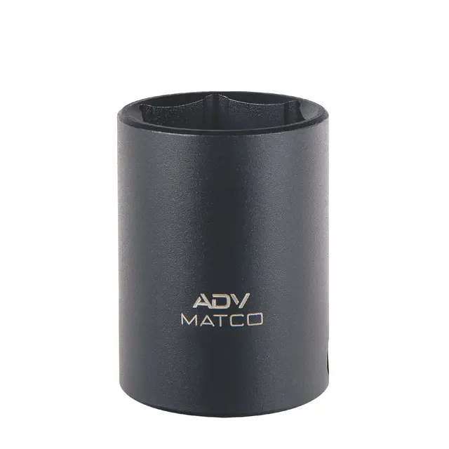 3/8" DRIVE 19MM METRIC 6 POINT MID-LENGTH IMPACT SOCKET