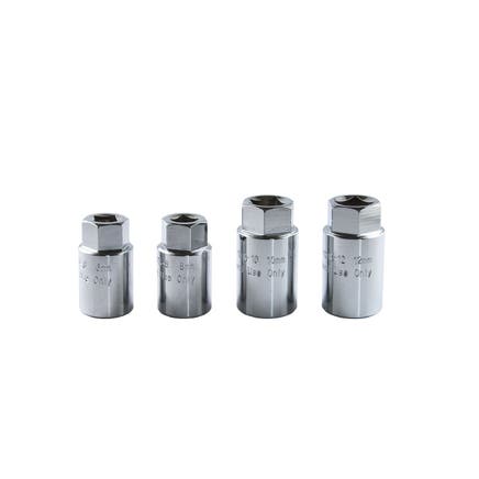 4 PIECE STUD REMOVER METRIC SET