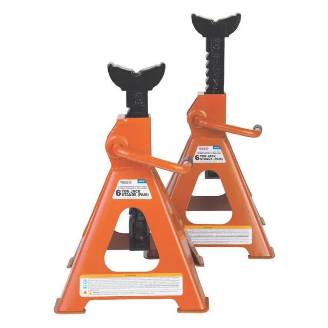 6 TON JACK STANDS (PAIR) ORANGE