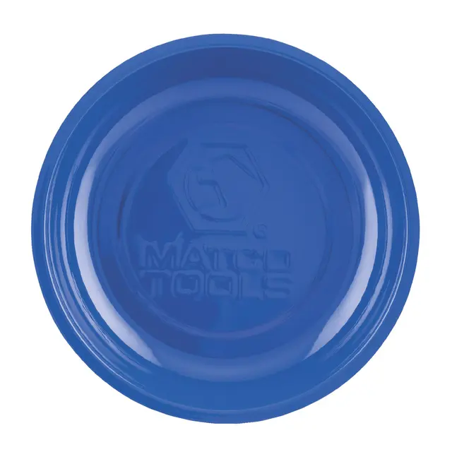 6" ROUND STAINLESS STEEL MAGNETIC PARTS TRAY - BLUE