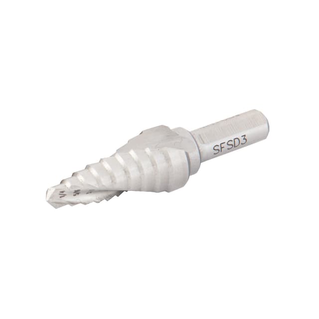 SPIRAL FLUTE STEP DRILL 1/4" - 3/4"
