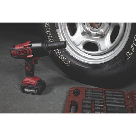 20V+ CORDLESS INFINIUM™ 1/2" HIGH PERFORMANCE IMPACT WRENCH KIT - BURGUNDY