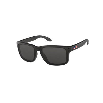 HOLBROOK™ MATTE BLACK AND USA FLAG WITH GRAY LENSES