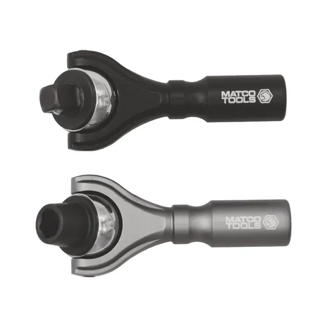 2 PIECE MINI ALUMINUM RATCHET WITH SWIVEL HEAD SET
