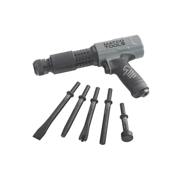 LONG BARREL PNEUMATIC AIR HAMMER KIT - SHADOW GRAY