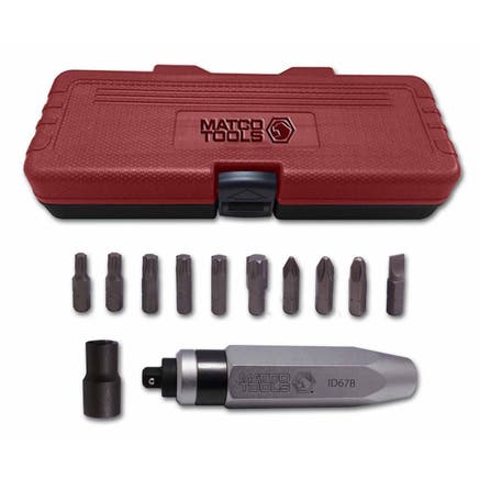 12 PIECE 3/8" DRIVE HAND IMPACT DRIVER SET WITH CASE