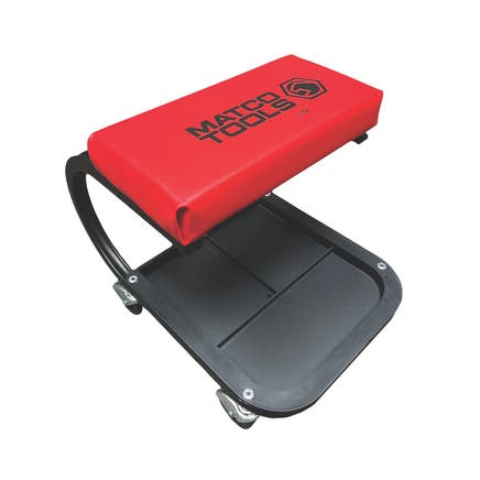 PADDED MECHANIC'S SEAT WITH PLASTIC PAN