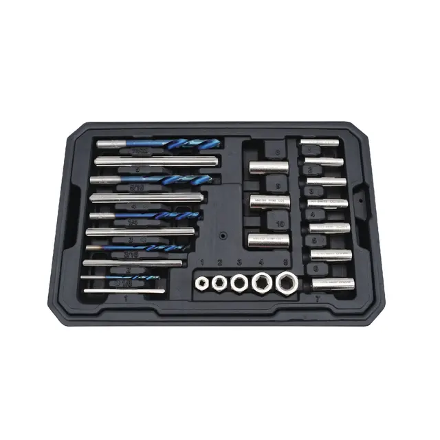 25 PIECE SCREW EXTRACTOR SET