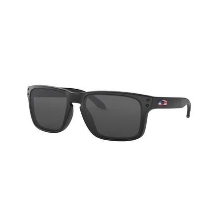 HOLBROOK™ MATTE BLACK AND USA FLAG WITH GRAY LENSES