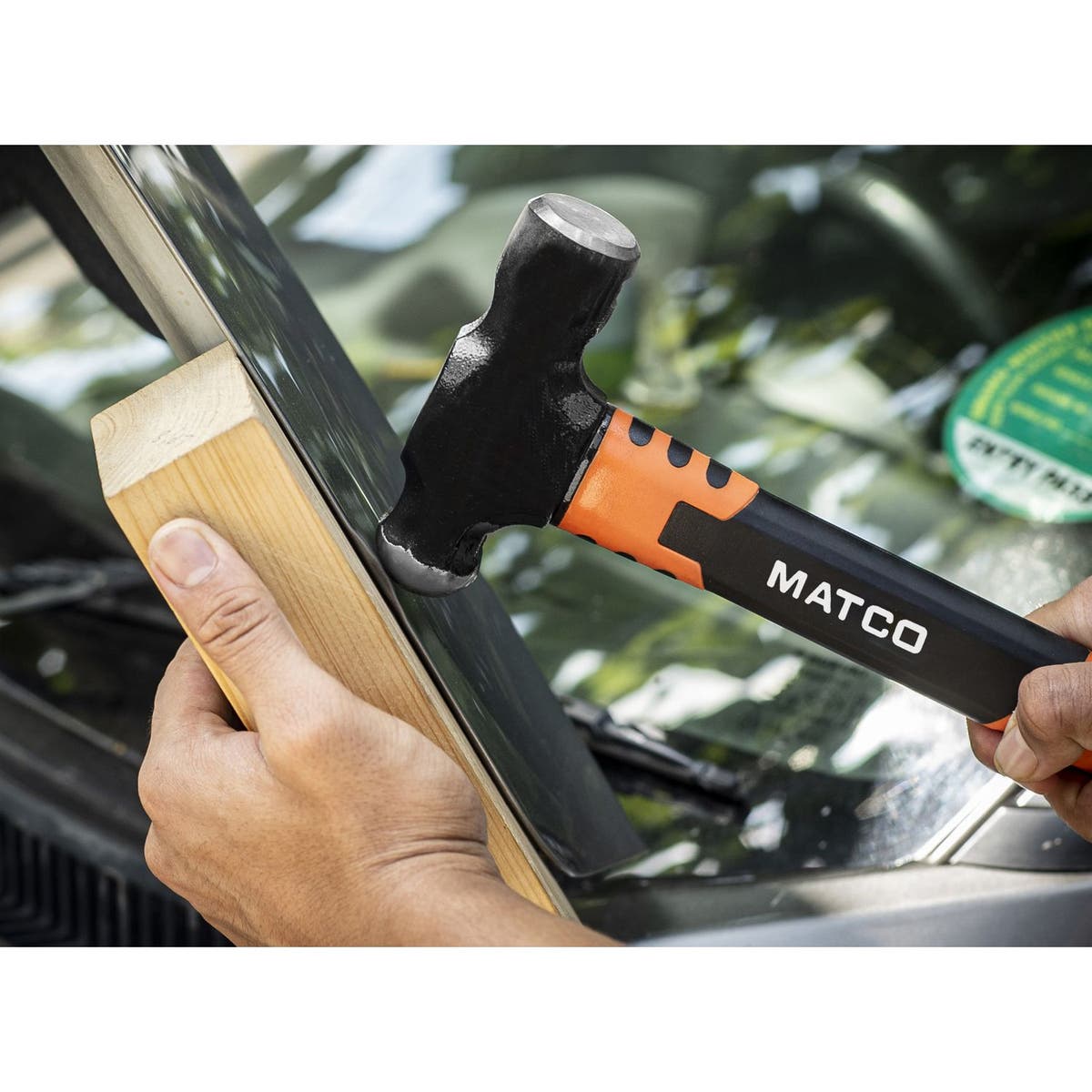 3 PIECE 24 OZ., 32 OZ., AND 48 OZ. BALL PEEN HAMMER SET WITH FIBERGLASS