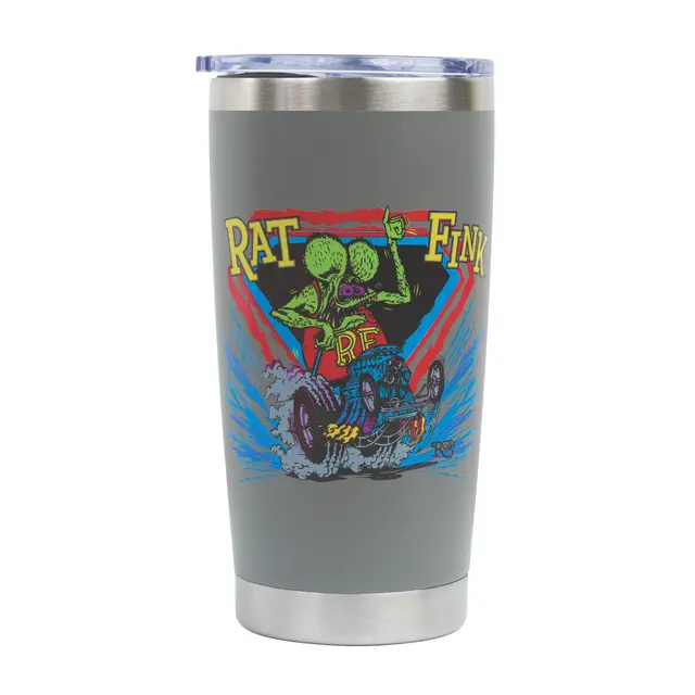 RAT FINK CHARCOAL TUMBER - 20 OZ