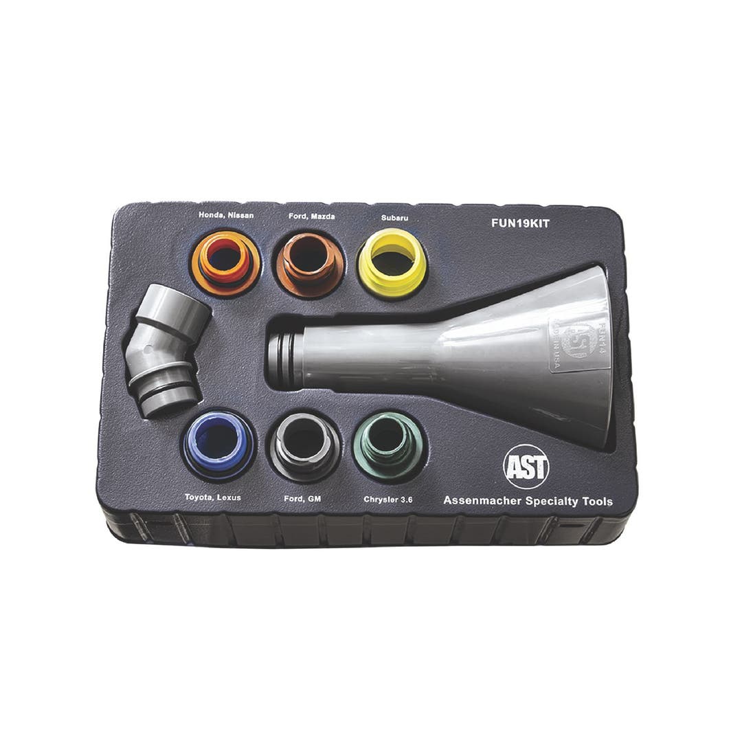 8PIECE UNIVERSAL OIL FUNNEL KIT FUN19KIT Matco Tools