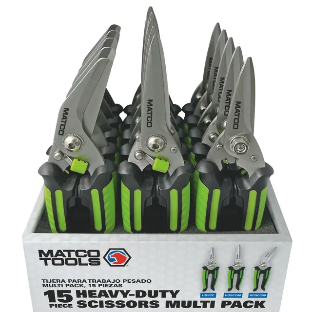 HEAVY-DUTY SCISSOR DISPLAY, 15 PIECE
