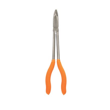 11" EXTRA LONG 90˚ NEEDLE NOSE PLIERS - ORANGE