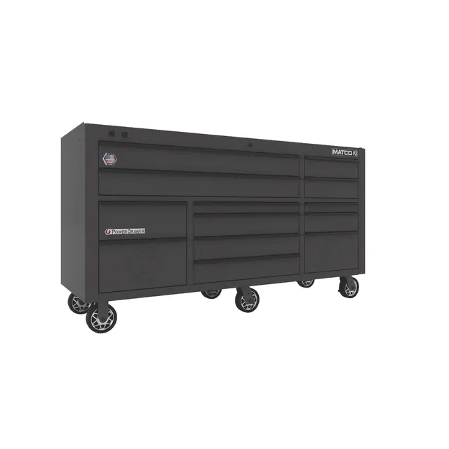 75" x 25" TRIPLE-BAY 2s SERIES TOOLBOX (OUTLAW BLACK/BLACK)