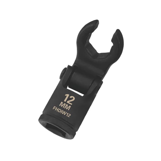 3/8" DRIVE 12MM FLEX-HEAD DIESEL INJECTOR WRENCH