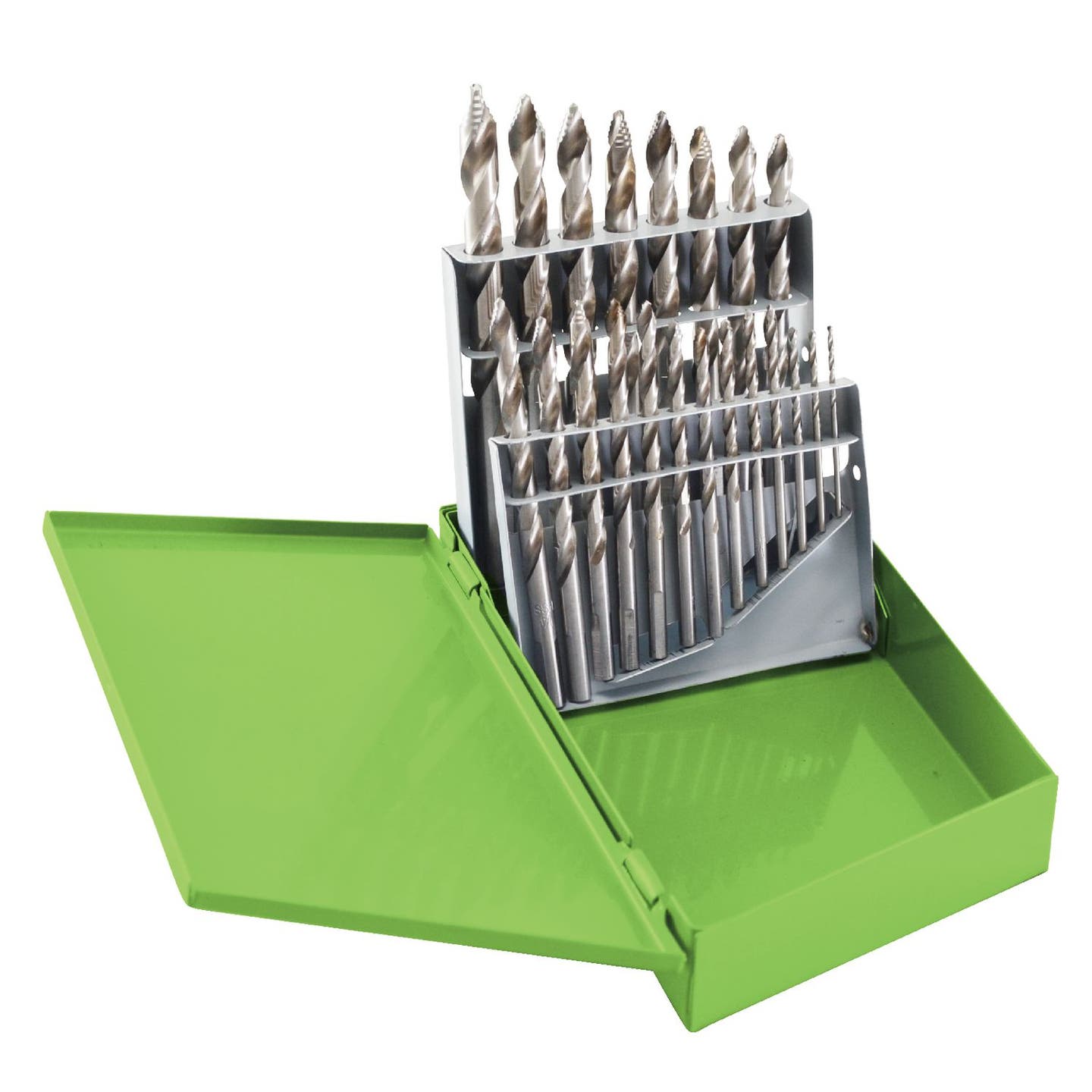 HYPER-STEP HIGH-SPEED DRILL BIT SET, 21 PIECE