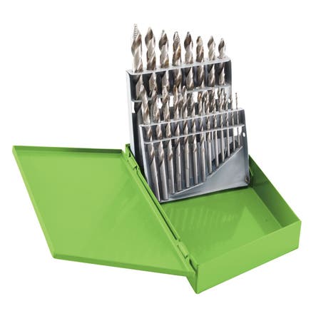 HYPER-STEP HIGH-SPEED DRILL BIT SET, 21 PIECE