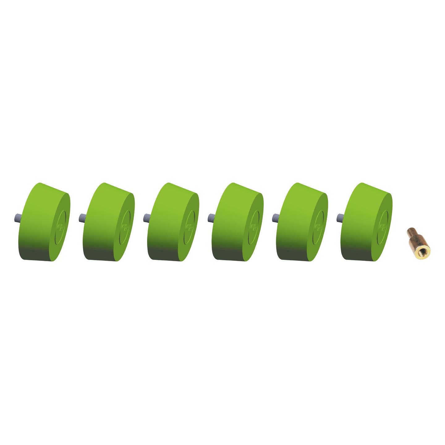 CONICAL ERASER 6 PIECE WITH ADAPTER SET