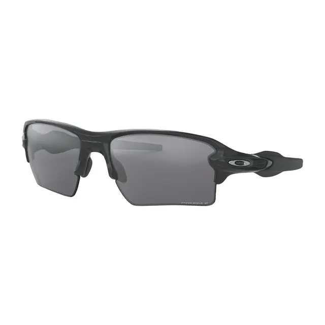 FLAK® 2.0 XL POLISHED BLACK WITH PRIZM™ BLACK POLARIZED LENSES