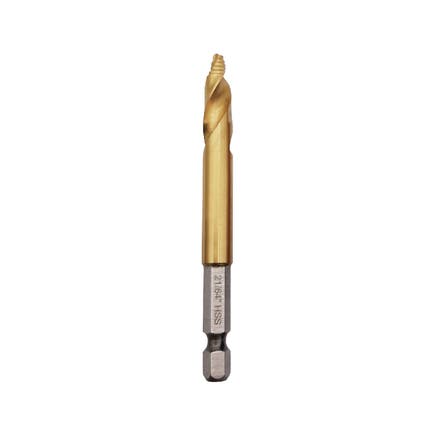 21/64" HYPER-STEP QUICK-CHANGE HIGH SPEED STEEL STUBBY DRILL BIT