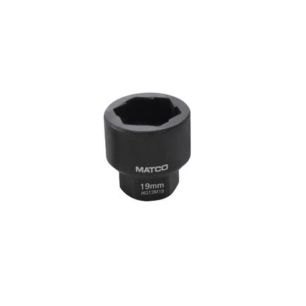 19MM 3/8” DRIVE HEX GRIP IMPACT SOCKET