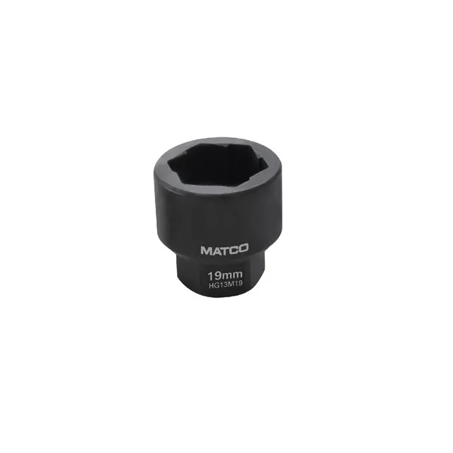19MM 3/8” DRIVE HEX GRIP IMPACT SOCKET