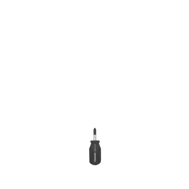 1/4" X 1" STUBBY PHILLIPS P2 - SHADOW GRAY