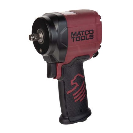 3/8" DRIVE STUBBY PUSH BUTTON PNEUMATIC IMPACT WRENCH