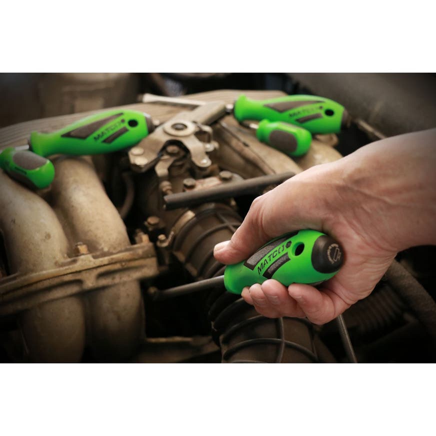 5 PIECE TOP TORQUE II™ SCREWDRIVER SET GREEN SSPCG5CA Matco Tools