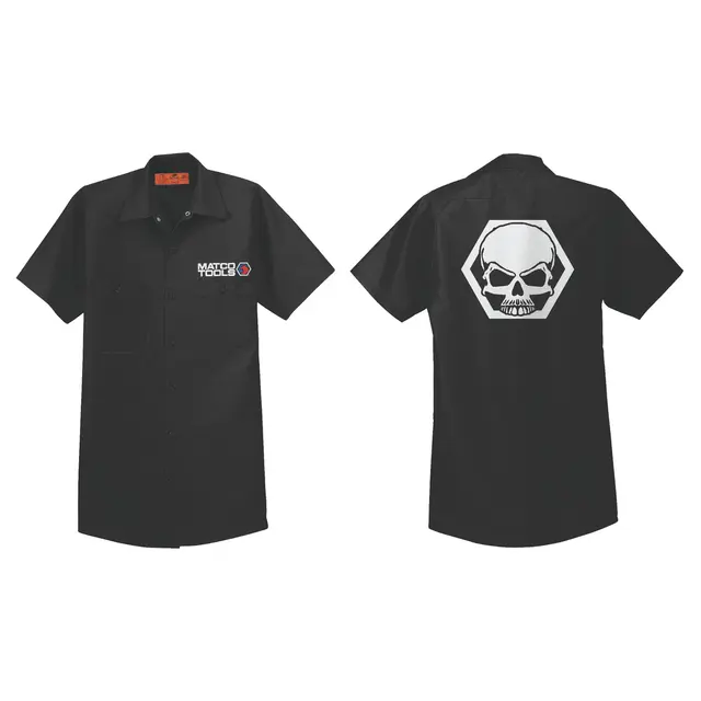 MEN'S SKULL WORKSHIRT - 2XL