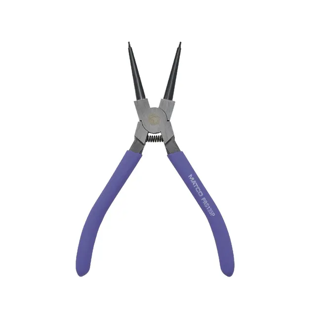 7" INTERNAL SNAP RING PLIERS STRAIGHT NOSE 0.050" - PURPLE