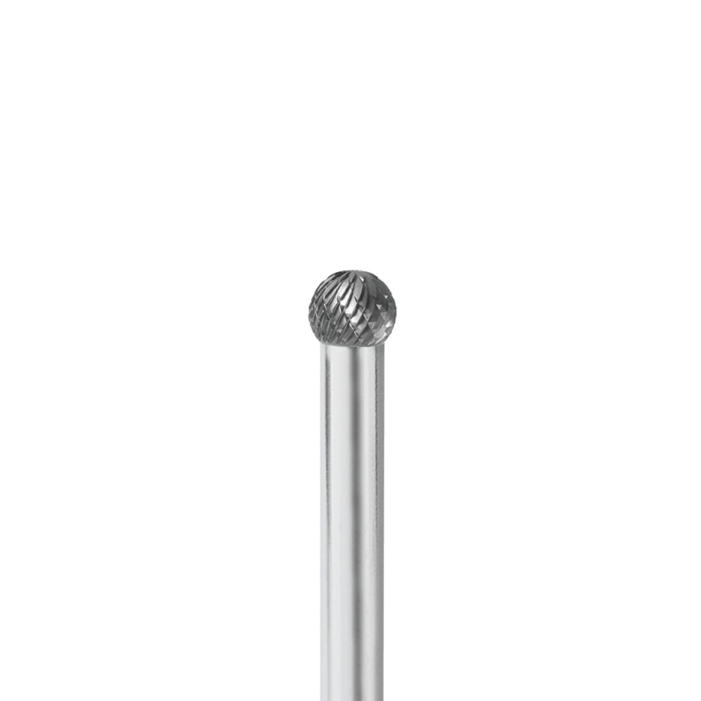 BALL SHAPE, 5/16" X 5/16" X 1/4", DOUBLE CUT BURR