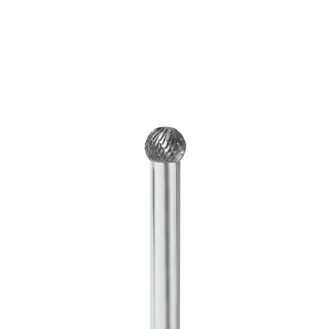 BALL SHAPE, 5/16" X 5/16" X 1/4", DOUBLE CUT BURR