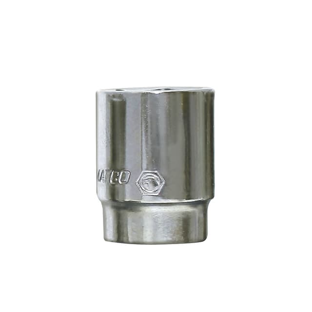 1/2" DRIVE 1-3/8" SAE 6 POINT CHROME SOCKET