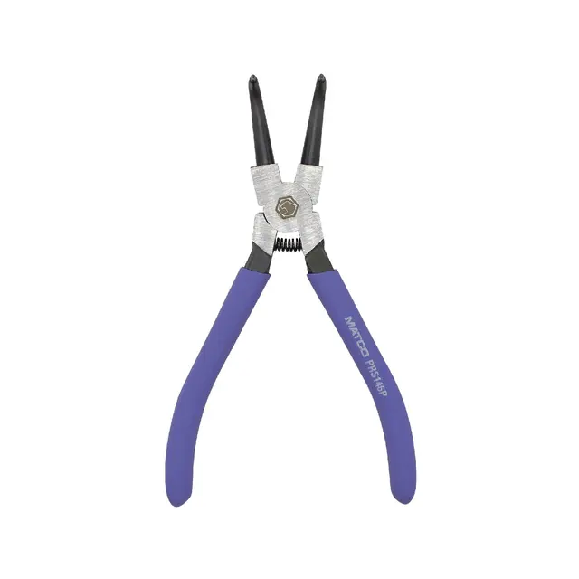 7" INTERNAL SNAP RING PLIERS BENT NOSE 0.067" - PURPLE