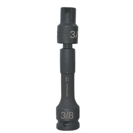 1/2" DRIVE 3/8" 12 POINT PINLESS UNIVERSAL DRIVE LINE IMPACT SOCKET