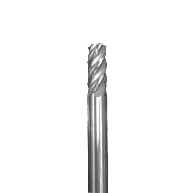 CYLINDER PLAIN END, 1/4" X 1/2" X 1/4", STEEL CUT BURR
