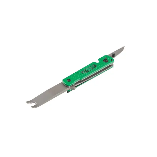 EVERYDAY CARRY FOLDING CLIP LIFTER WITH KNIFE - GREEN