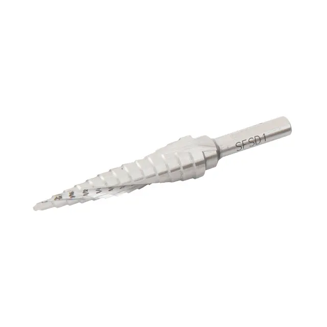 SPIRAL FLUTE STEP DRILL 1/8"-1/2"