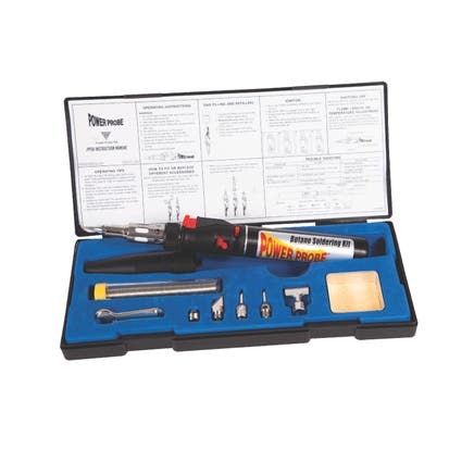 8 PIECE POWER PROBE BUTANE SOLDER KIT