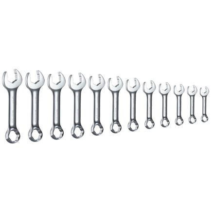 12 PIECE STUBBY METRIC HEX GRIP WRENCH SET