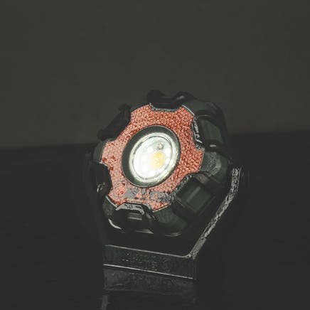 1,000 LUMENS MINI HANDHELD RECHARGEABLE FLOODLIGHT - ORANGE