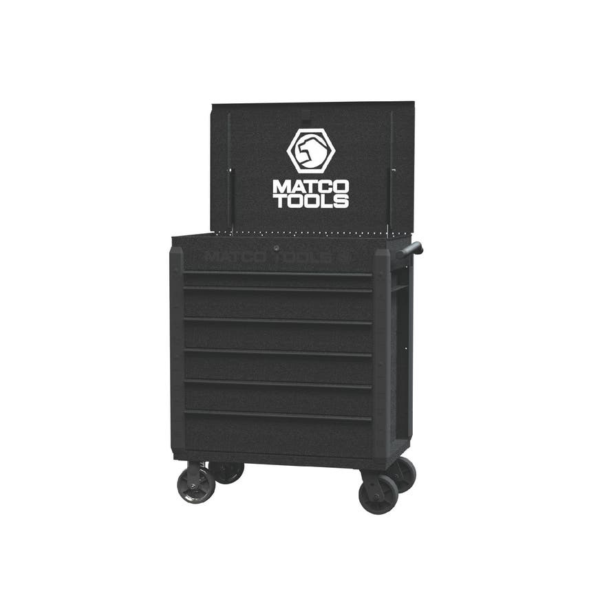 JAMESTOWN SERVICE CART 480 SERIES SILVER VEIN WITH BLACK TRIM JSC480